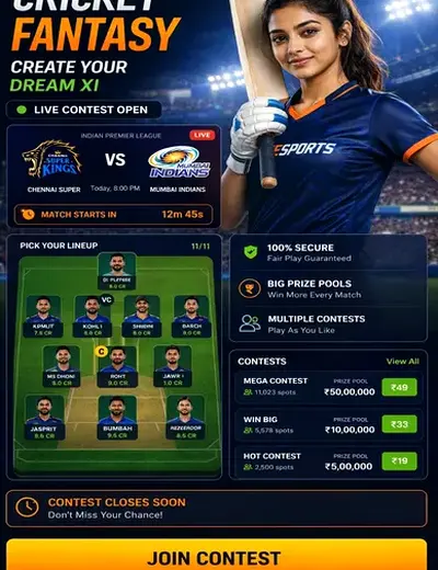 Sridevi (sridevi chart) fantasy cricket & matchday visual 3